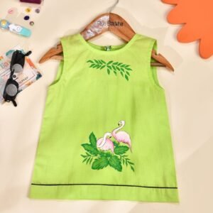 Knee Length Cut Sleeve Dress