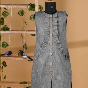 Sleeveless dress in Dark Gray